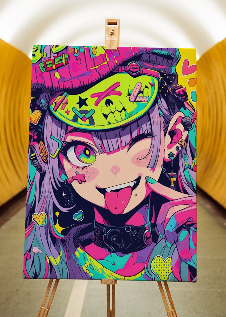 Girl Anime Colorful Theme