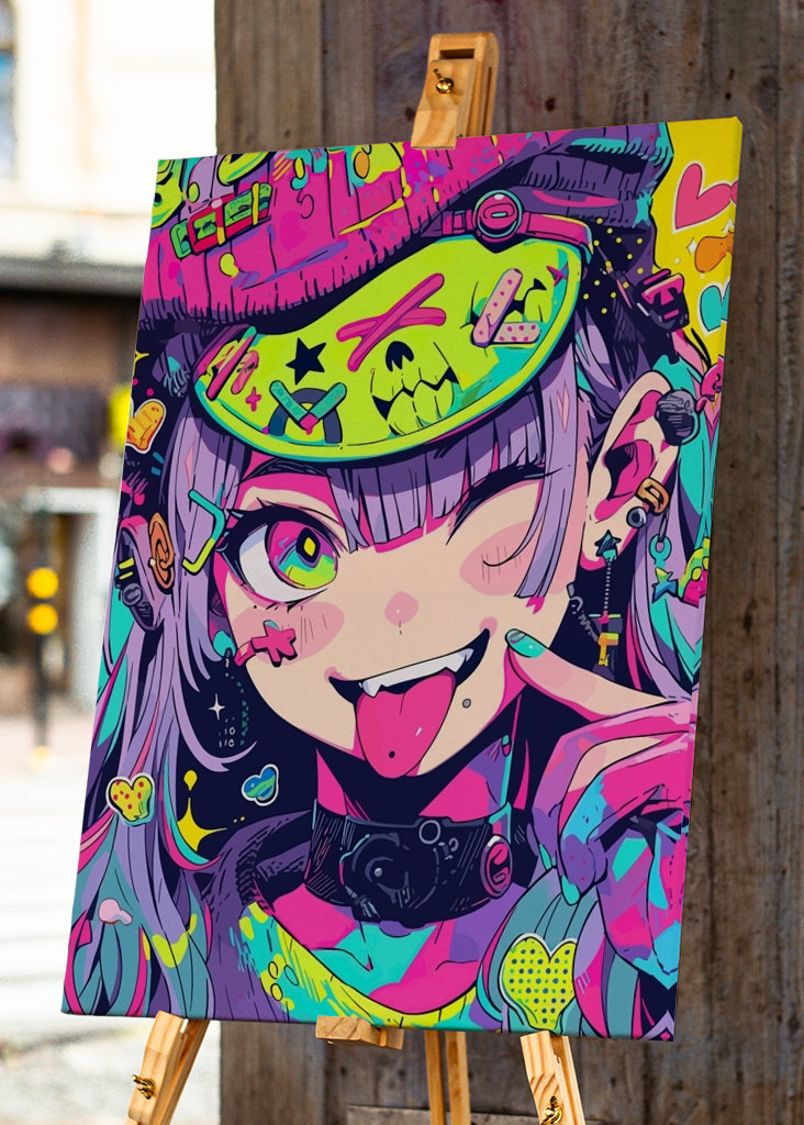 Girl Anime Colorful Theme