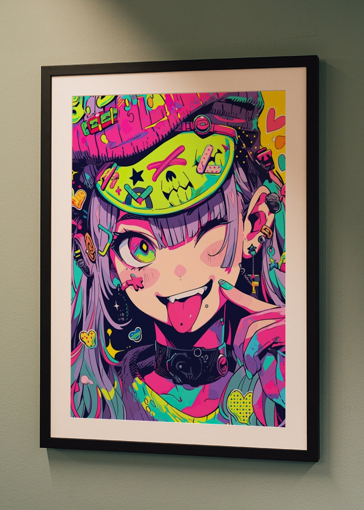 Girl Anime Colorful Theme