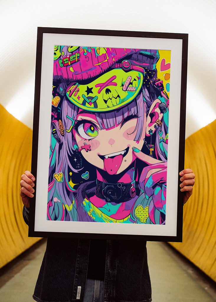 Girl Anime Colorful Theme