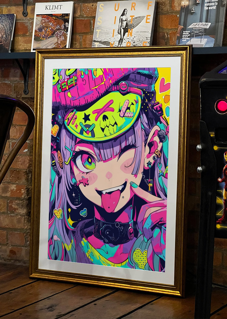 Girl Anime Colorful Theme