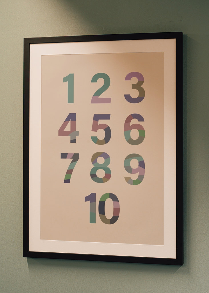 123 Posters met kleurvlakken