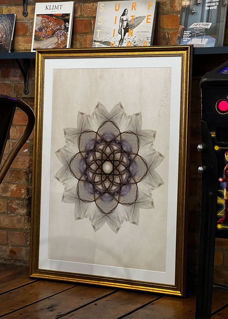 Flower petals mandala