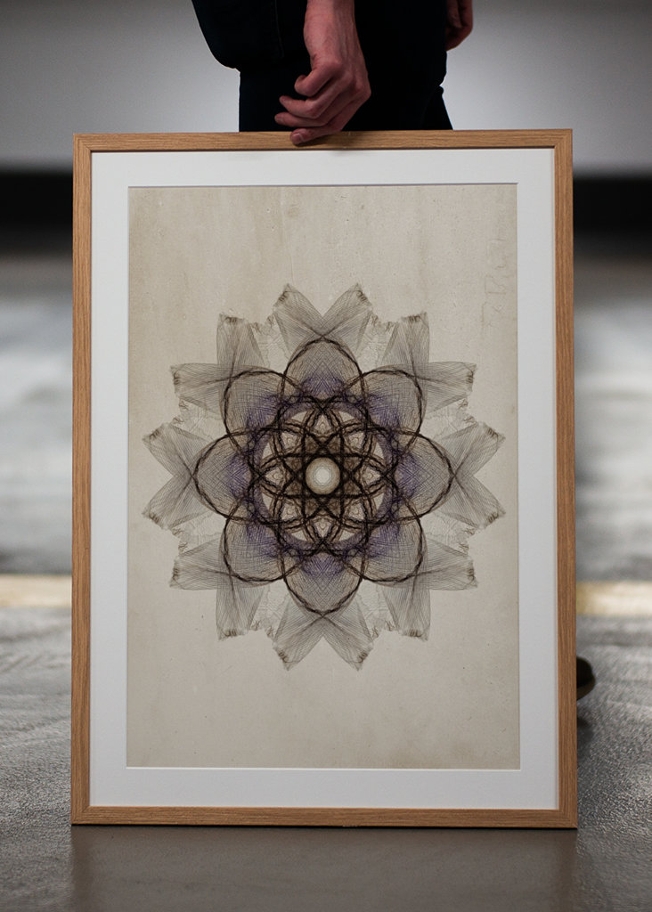 Flower petals mandala