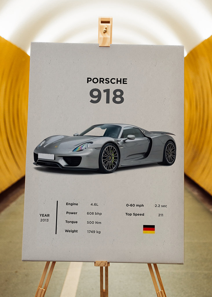 Porsche 918 edderkop