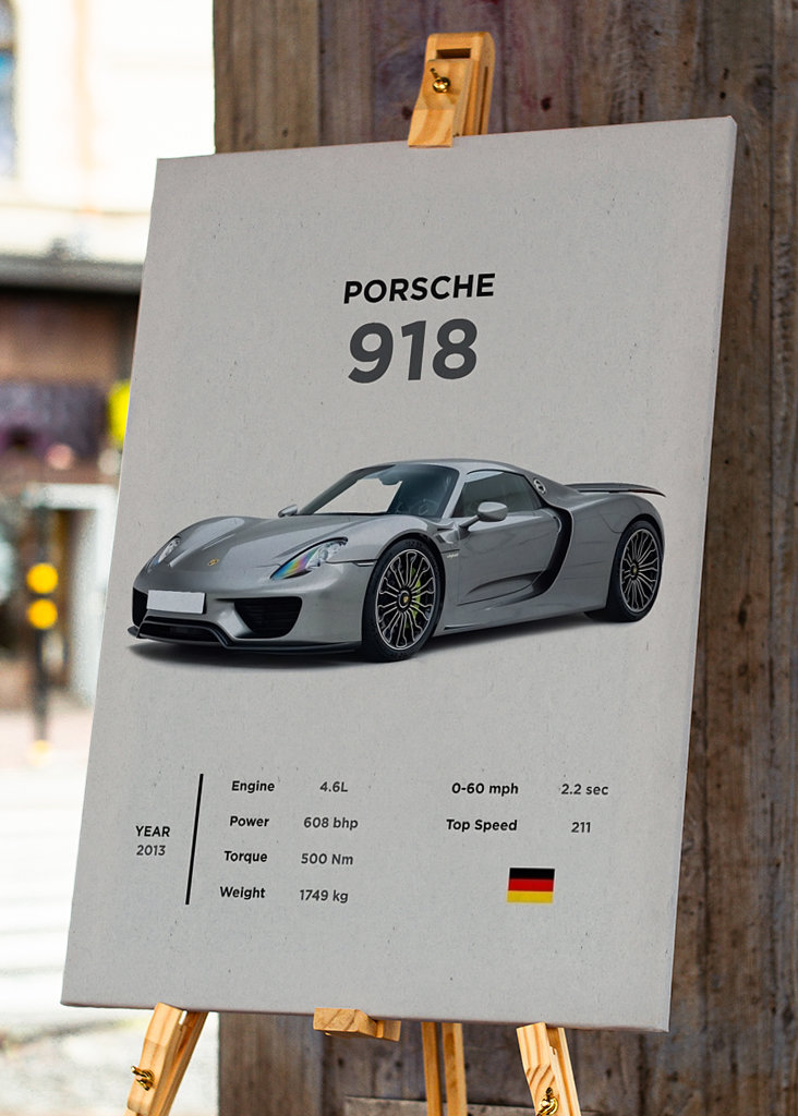 Porsche 918 edderkop