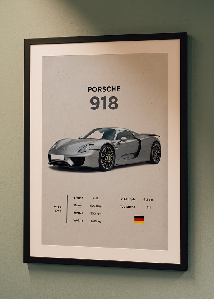Porsche 918 edderkop
