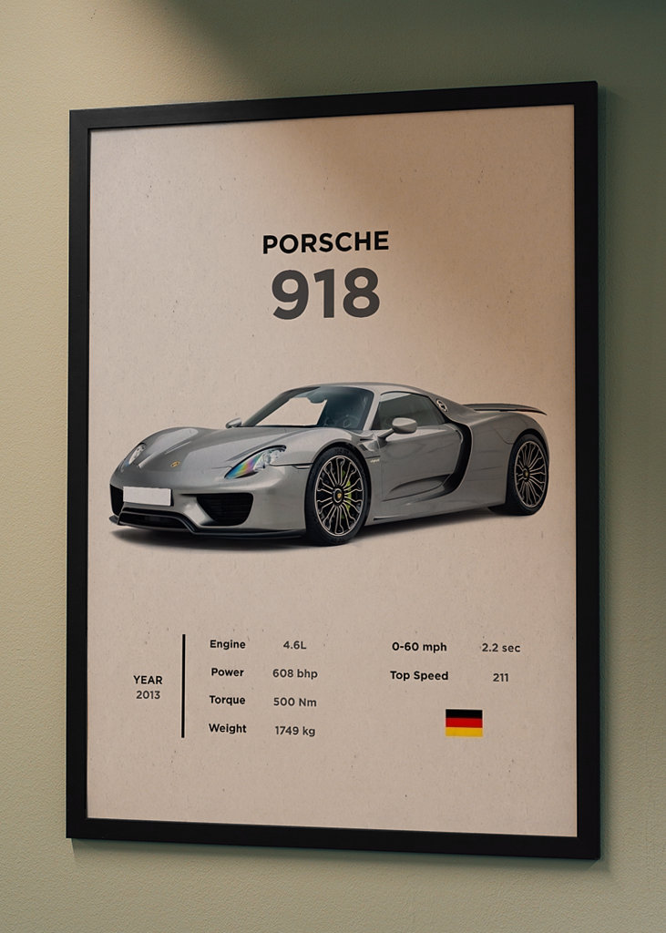 Porsche 918 edderkop