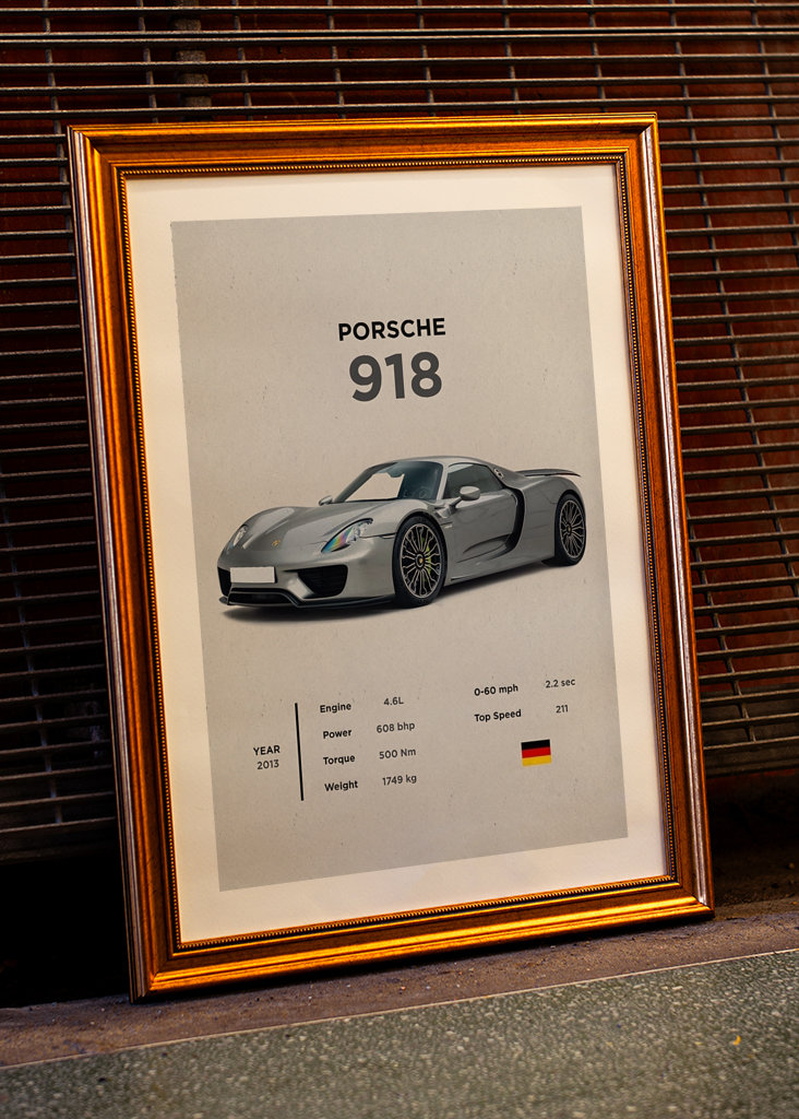 Porsche 918 edderkop