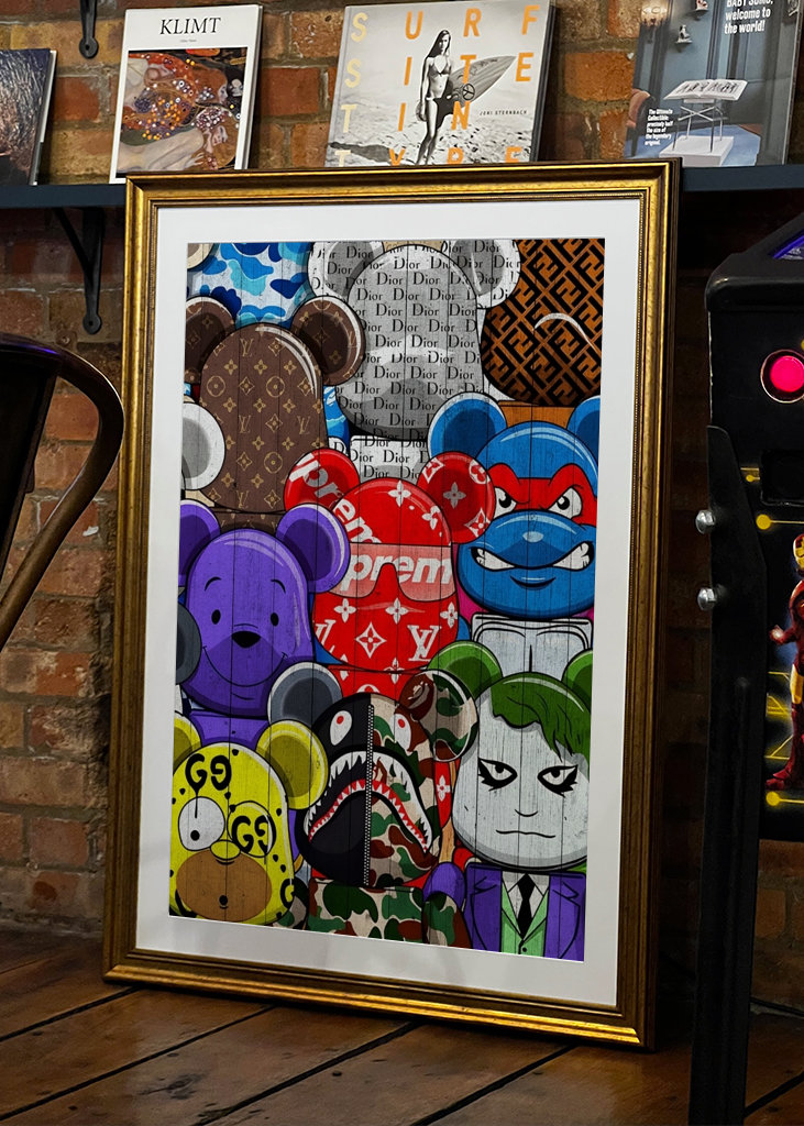 Pop Art Kaws - Lienzo Patrón