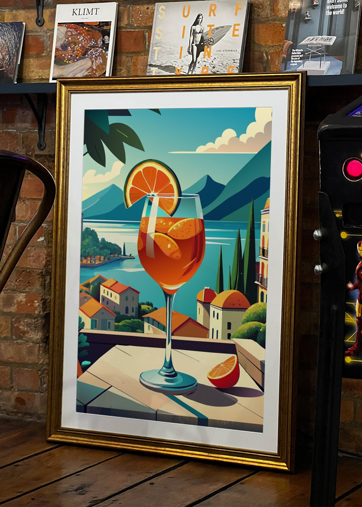 Aperol Spritz und Orangen