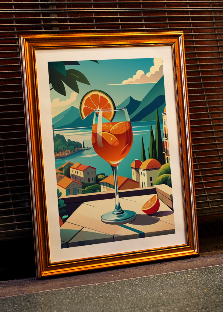 Aperol Spritz und Orangen