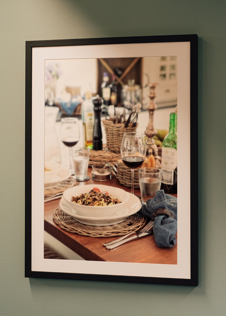 Essen auf italienische Art.