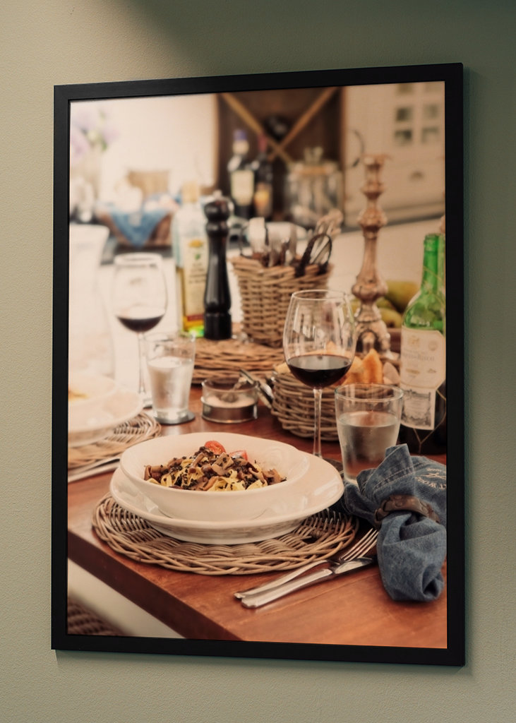 Essen auf italienische Art.