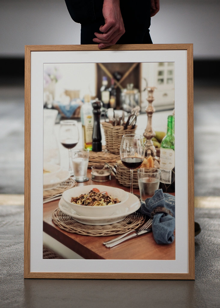 Essen auf italienische Art.