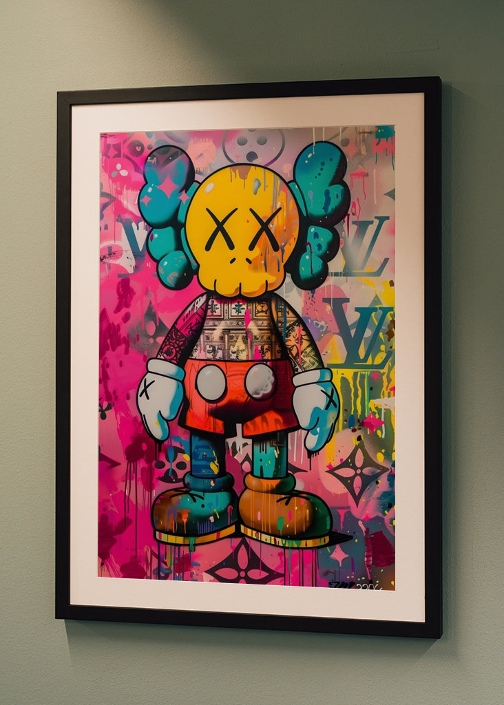 KAWSアート KAWS - X Limited Edition - 70x50 - Poster - Modern - Pop art | bol