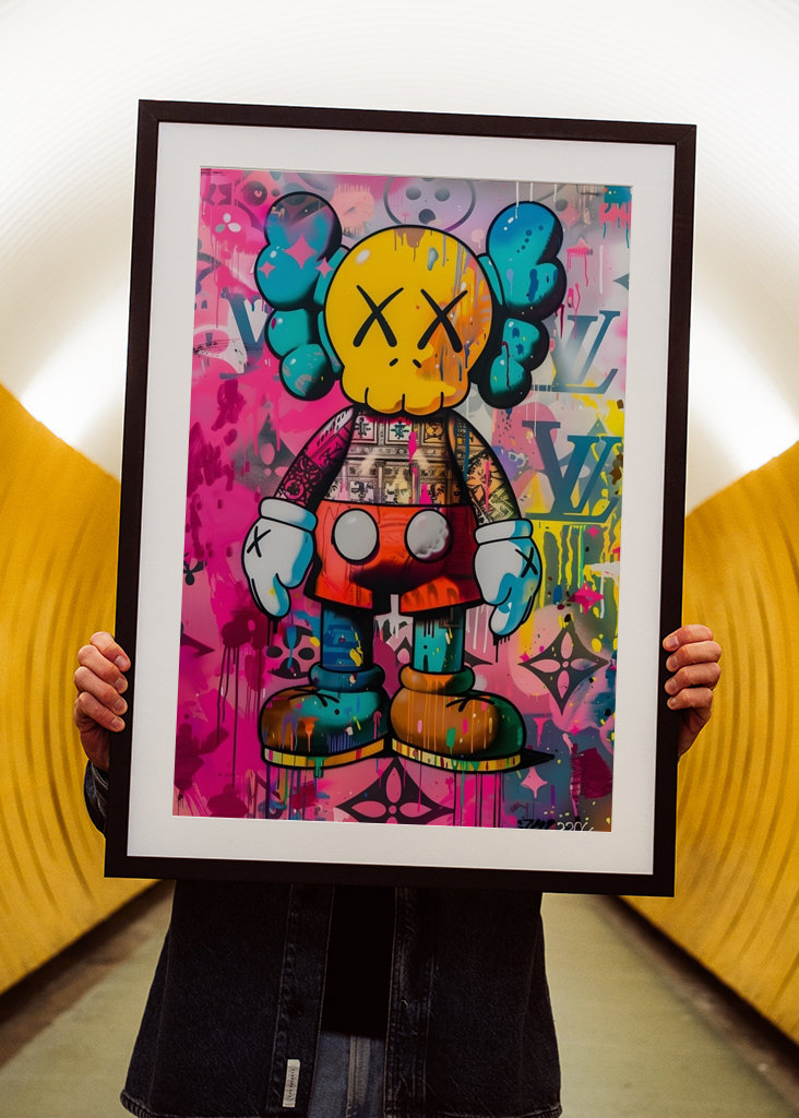 Pop Art Kaws x LV Graffiti