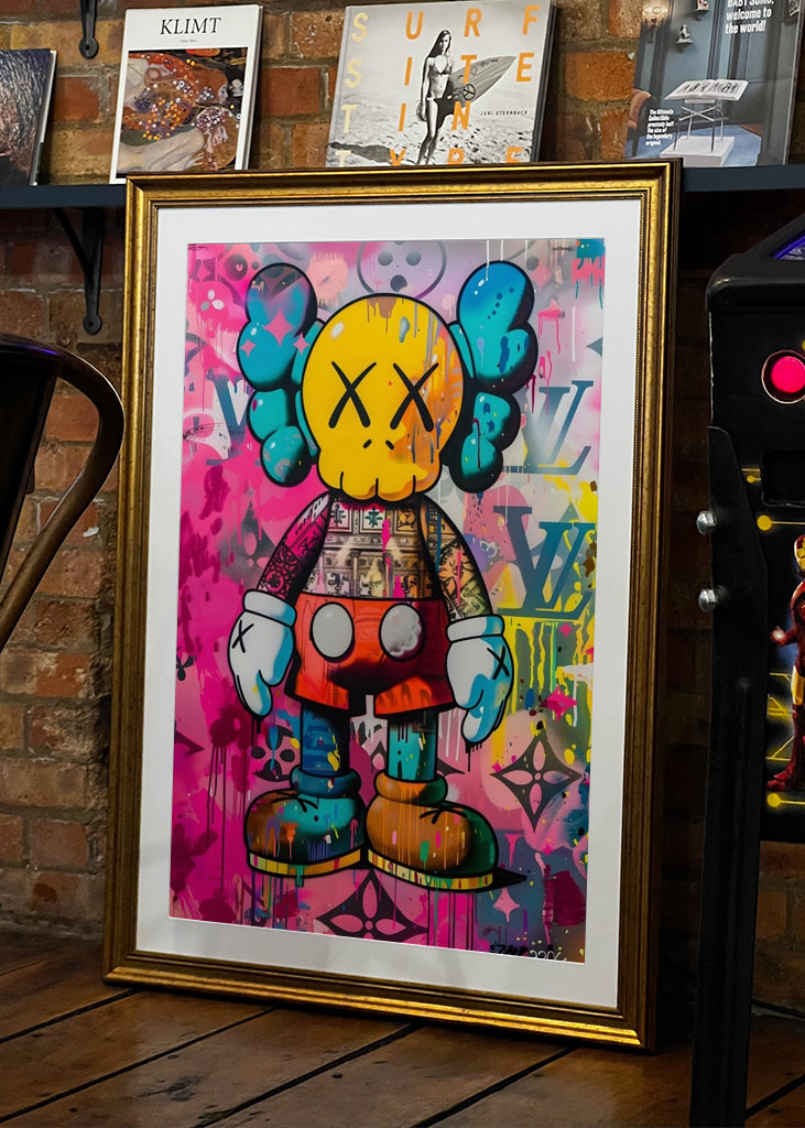 Pop Art Kaws x LV Graffiti