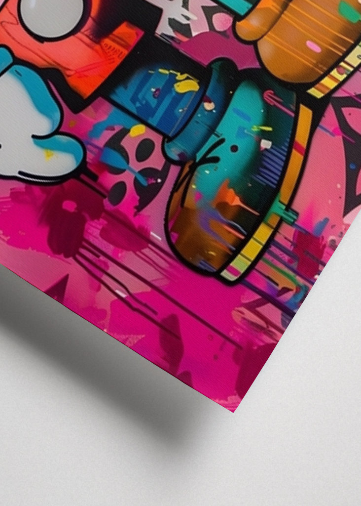 Pop Art Kaws x LV Graffiti