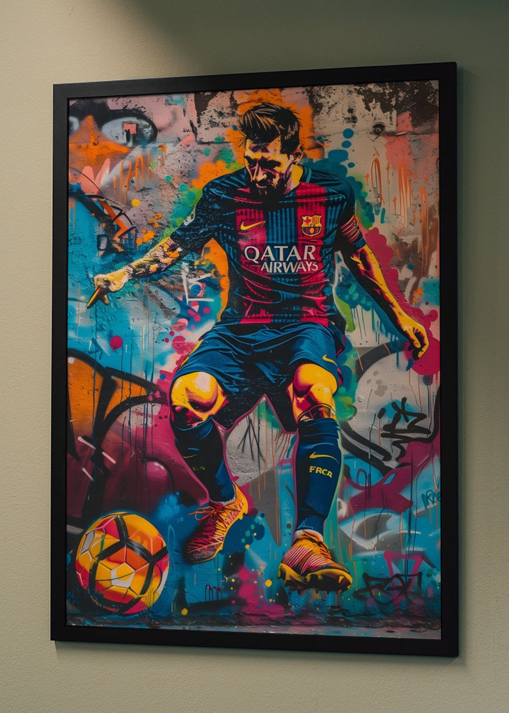 Lionel Messi Graffiti