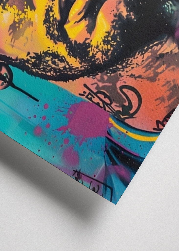 Pop art Neymar Jr Graffiti