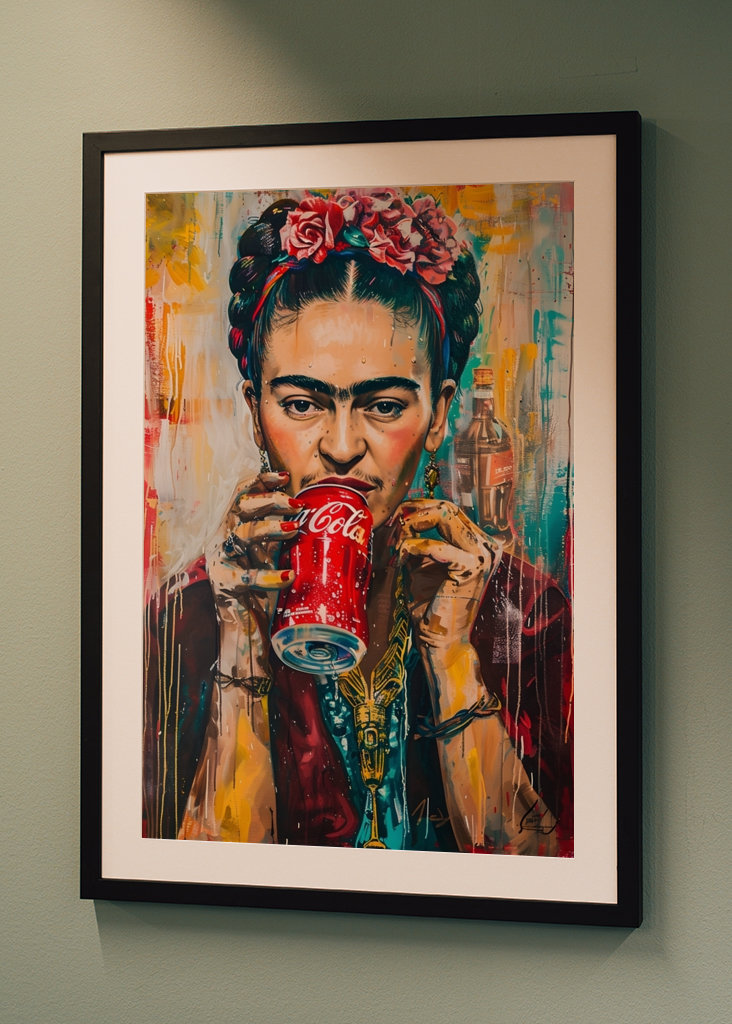 Pop Art Frida Kahlo x Coca