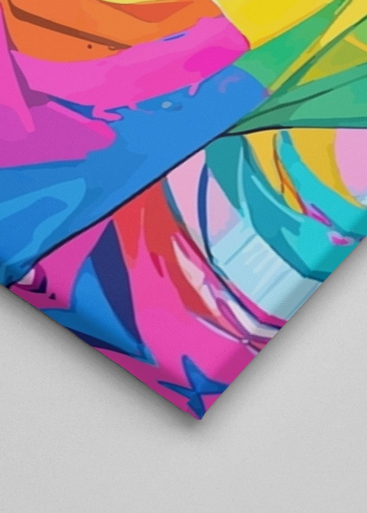 Anime Cute Girl Rainbow