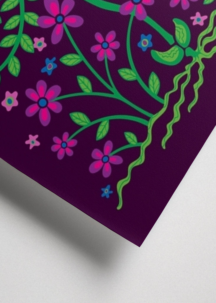 FLOWER BURST Retro Mod Hell