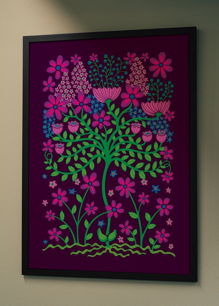 FLOWER BURST Retro Mod Hell