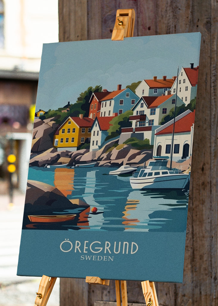 Öregrund Reiseposter