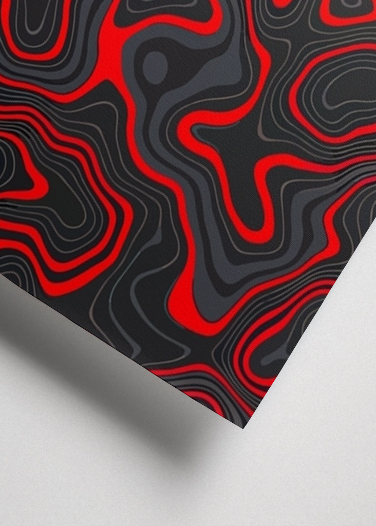 Abstraktes Bild von Lava und Soi