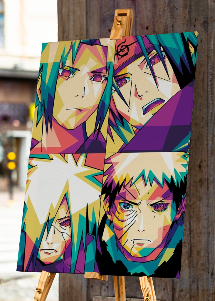 Clan uchiha x pop-art