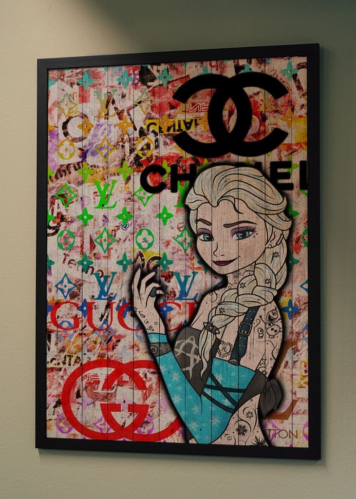 Pop Art Tattoo Prinzessin 