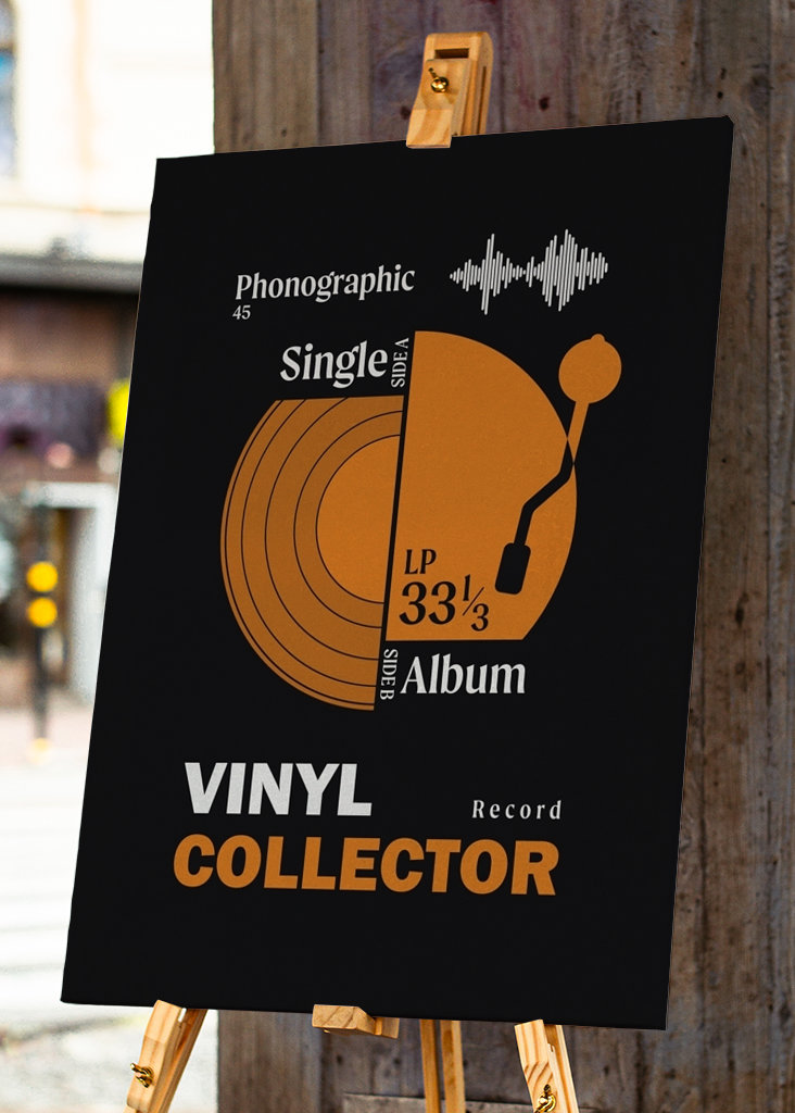 Coleccionista de vinilo - Naranja