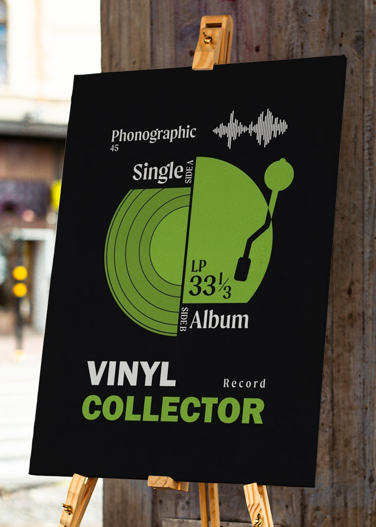 Vinyl Sammler - Grön