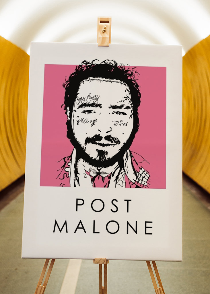 Post Malone Fan poster