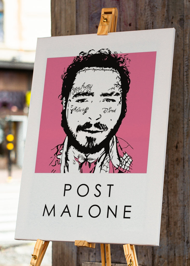 Post Malone Fan poster