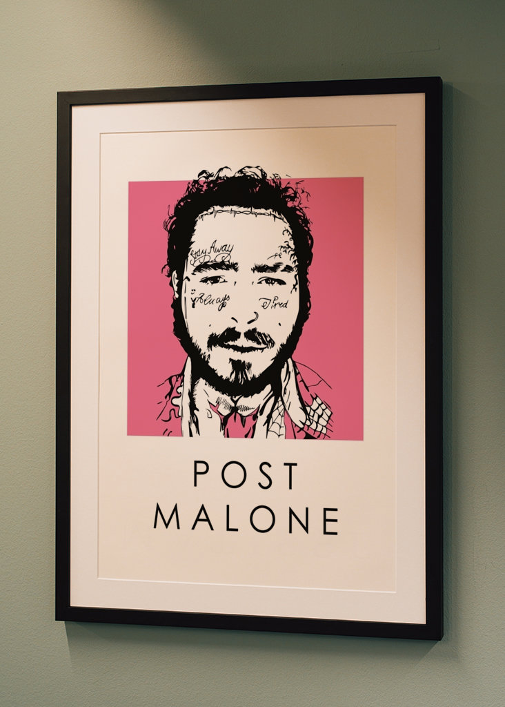 Post Malone Fan poster