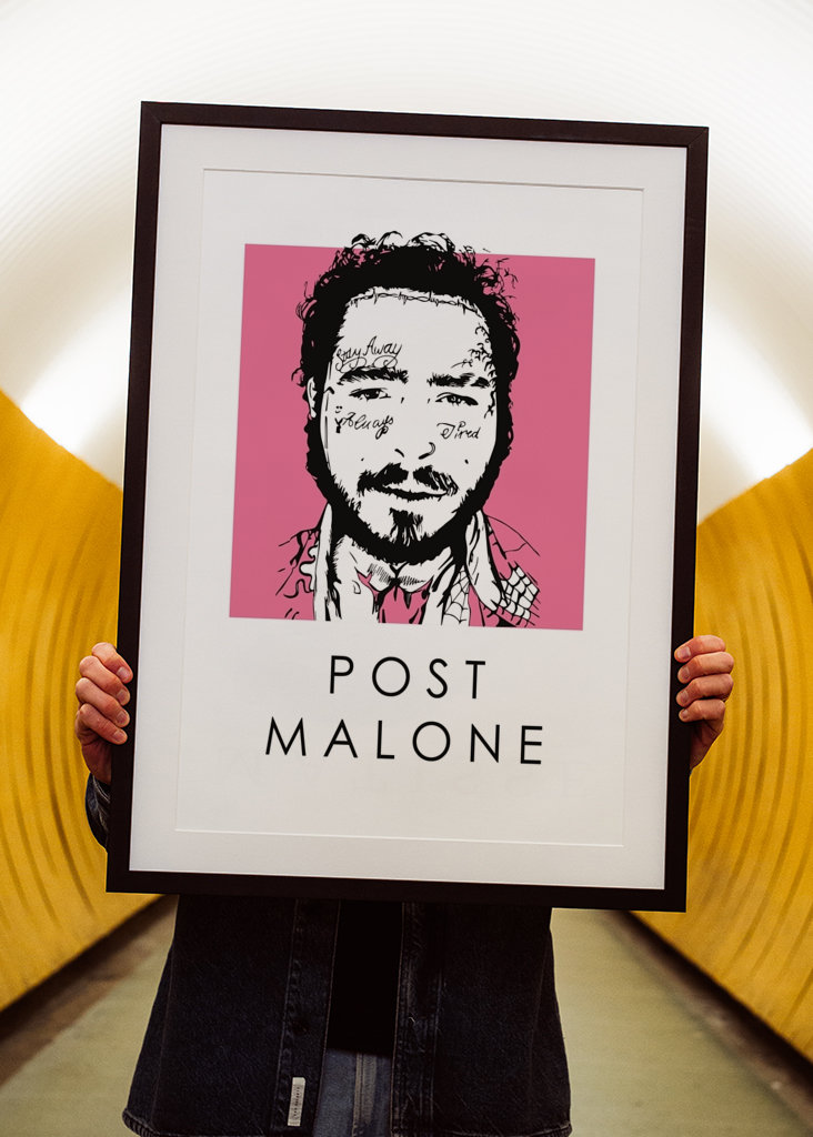 Post Malone Fan poster