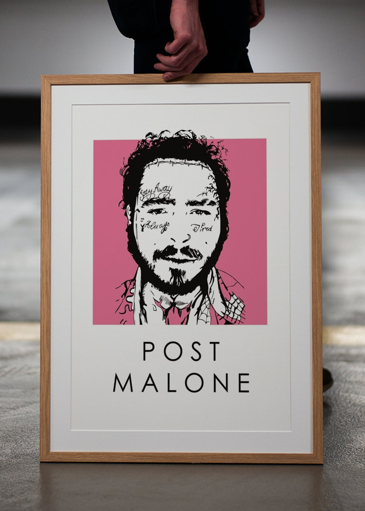 Post Malone Fan poster