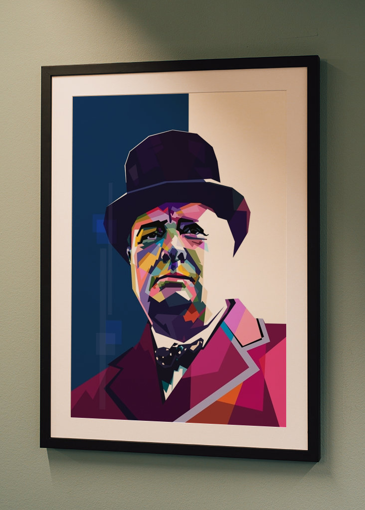 Winston Churchill Pop Art