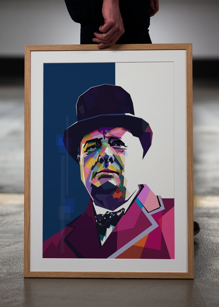Winston Churchill Pop Art