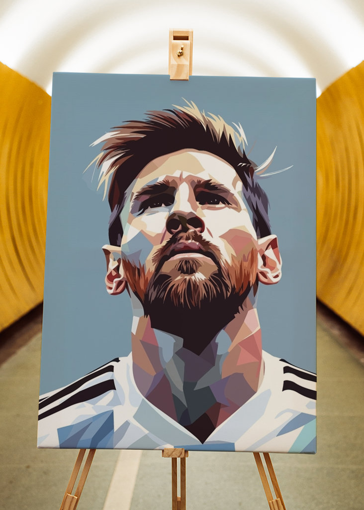 Lionel Messi - Pop Art