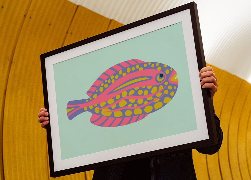 TROPICKÁ ZÓNA Spot Fish Pink