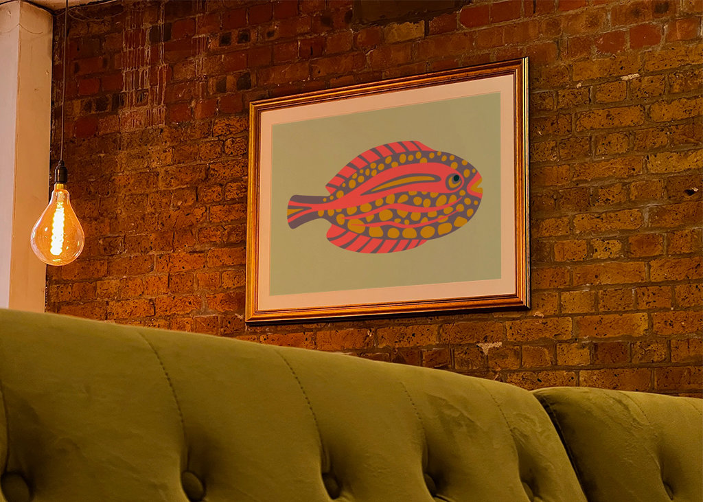 TROPICKÁ ZÓNA Spot Fish Pink