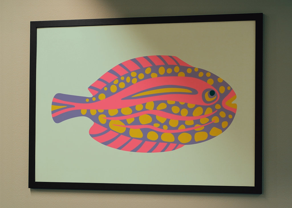 TROPICKÁ ZÓNA Spot Fish Pink