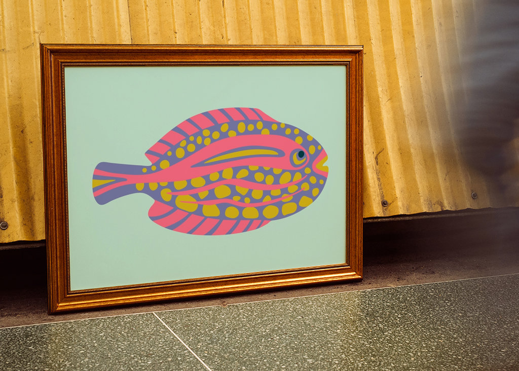 TROPICKÁ ZÓNA Spot Fish Pink