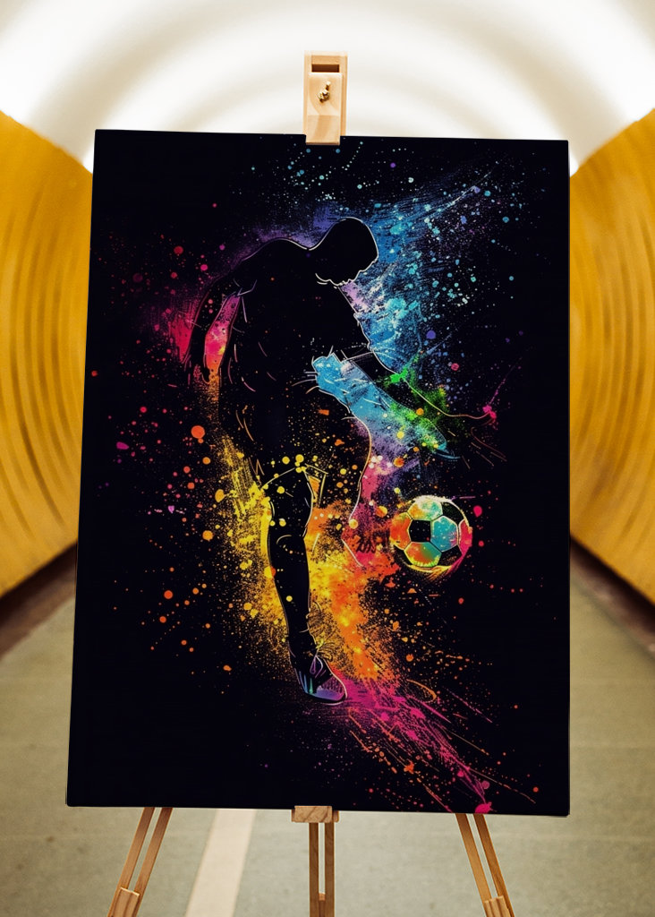 Football Soccer Player Color