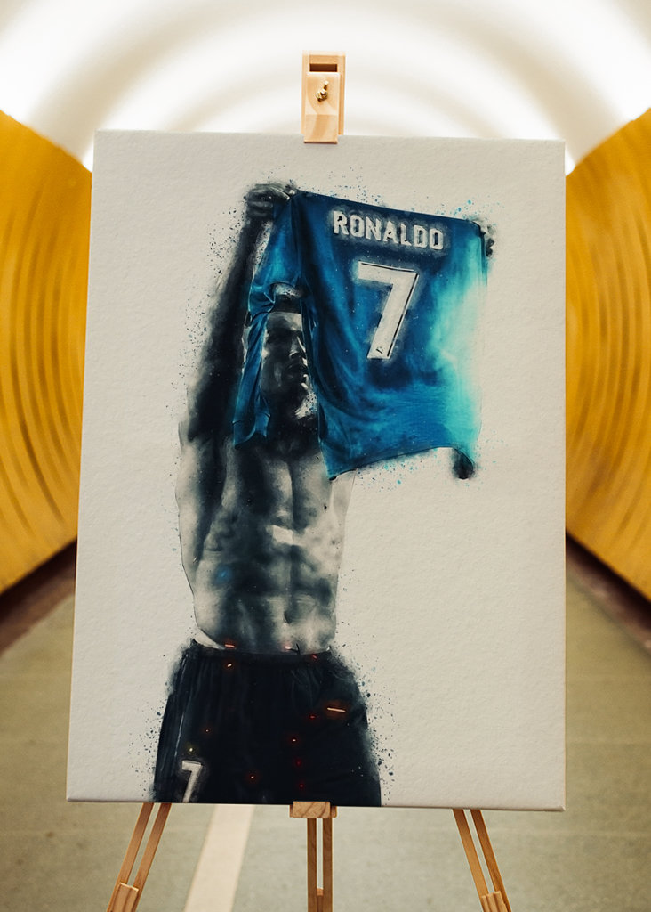 Cristiano Ronaldo Painting