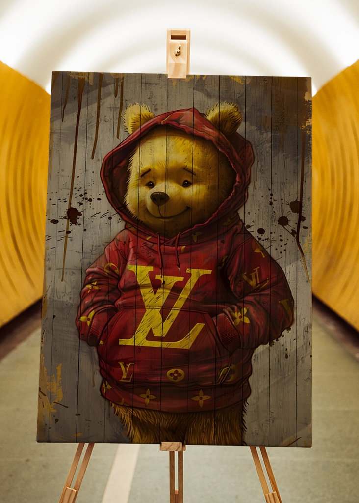 Pop art Winnie Pooh LV fashion